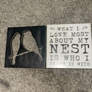 Cute decor with quote